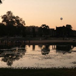 Der Ballon über Angkor Wat, Blick Richtung Osten