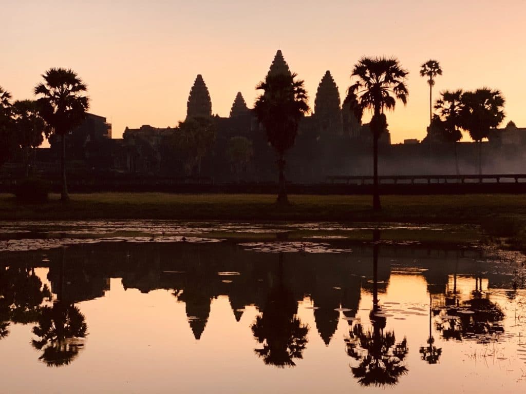 Wo kann man den besten Sonnenaufgang erleben in Angkor Wat?